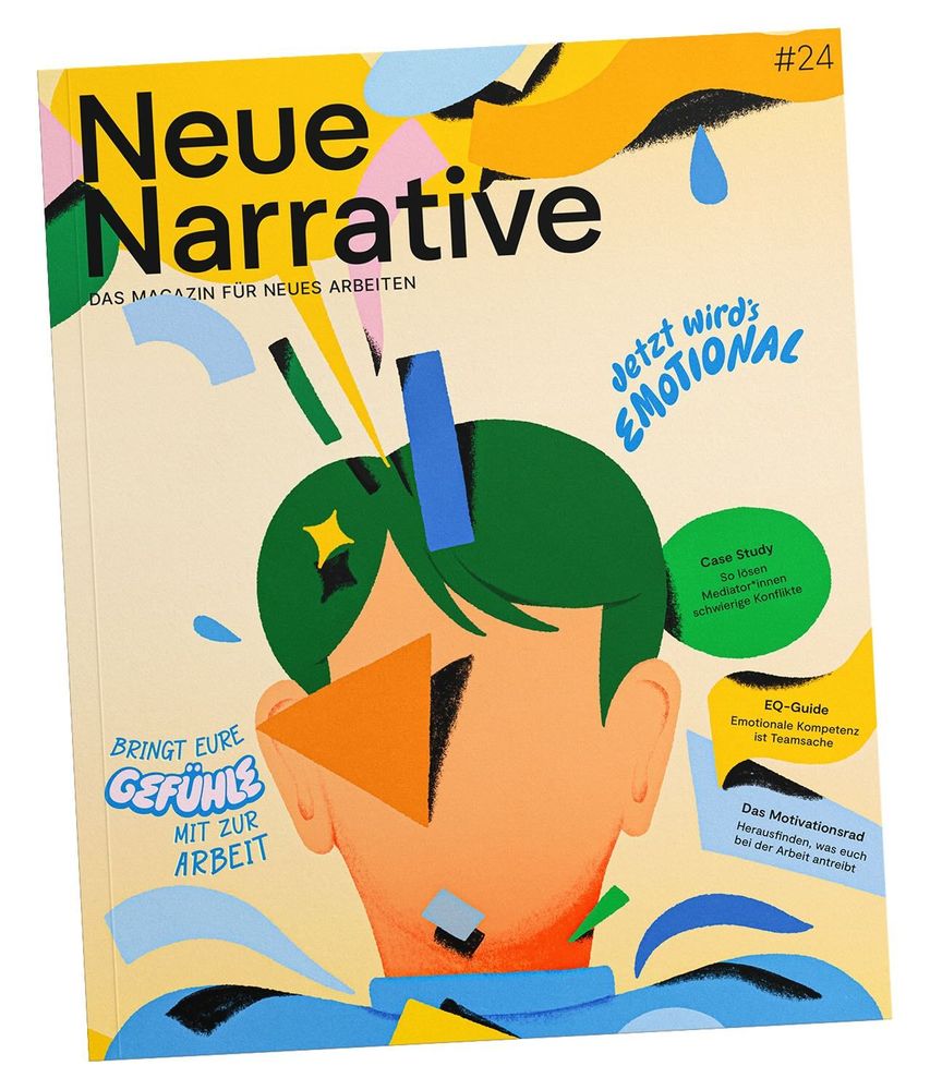 Das Cover der Gefühls-Ausgabe von Neue Narrative