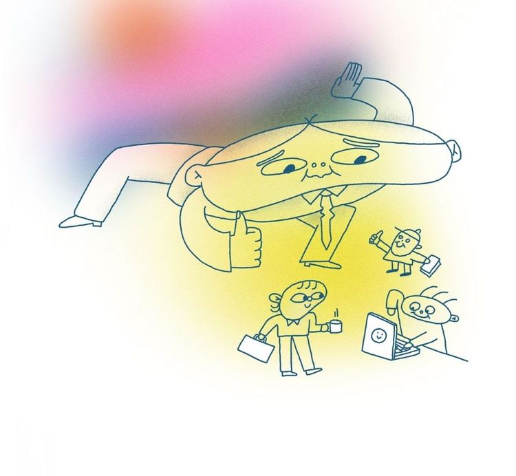 Eine große Führungskraft schirmt schlechte Gefühlswolken von ihren Mitarbeitenden ab.